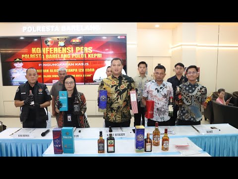 Polisi Bongkar Gudang Miras Ilegal di Bengkong Batam, Pengusaha Lai Cung Diburu