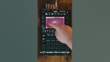 Playing with vocoder effects on the KORG KAOSS Replay