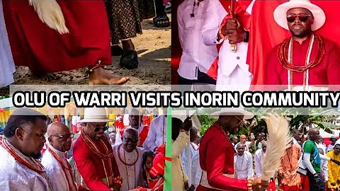 OLU OF WARRI PAYS HISTORIC VISIT TO INORIN COMMUNITY~ COMMISSION INORIN PRIMARY SCHOOL