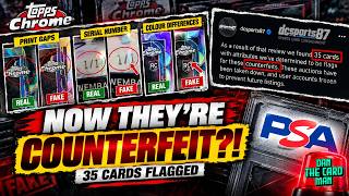 TOPPS CHROME 1/1 DUPLICATES JUST GOT WORSE… 35 COUNTERFEITS FOUND?! 🚨