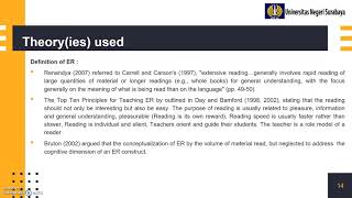 EXTENSIVE READING ARTICLES