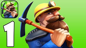 Mine & Slash - Gameplay Walkthrough Part 1 Tutorial Mine treasure (Android,iOS)