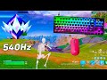 Steelseries apex pro tkl asmr  unreal ranked  satisfying keyboard fortnite 360 fps 4k