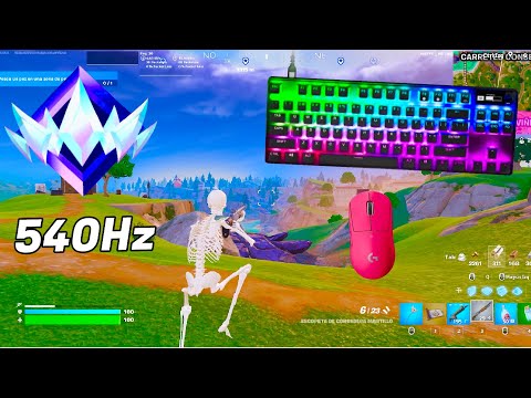 SteelSeries Apex Pro TKL ASMR 😴 Unreal Ranked 🏆 Satisfying Keyboard Fortnite 360 FPS 4K