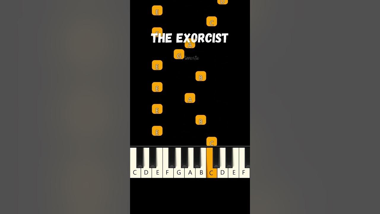 The Exorcist Theme 👻 Tubular Bells 👻 EASY Beginner Piano Tutorial