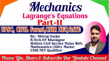 22.Mechanics:Lagrange
