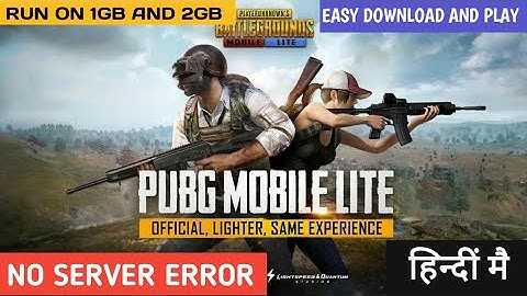 HOW TO SOLVE PROBLEM OF SERVER ERROR IN PUBG MOBILE LITE || HOW TO DOWNLOAD PUBG MOBILE LITE