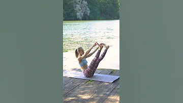 Yoga at Lake Side #Shorts