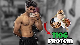 Easiest High Protein Meals for Muscles Building ||  110g Protein || No Supplement