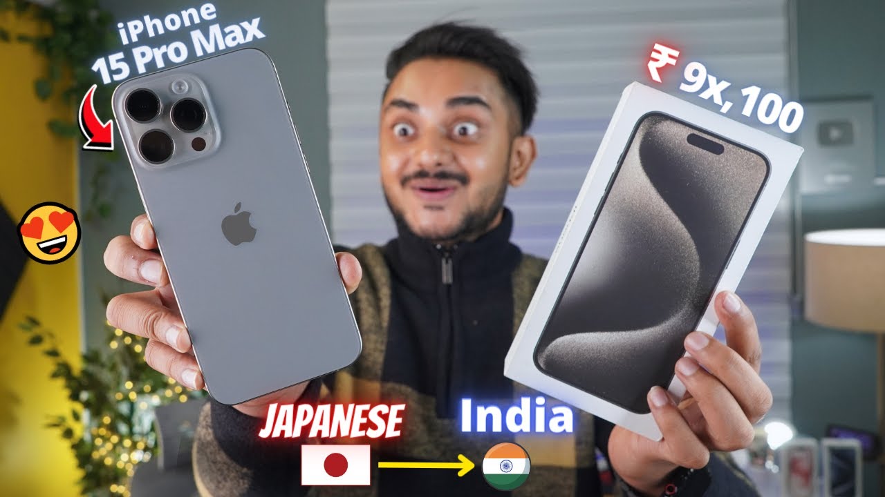 iPhone 15 Pro Max Japanese Variant Global iPhones Review & Unboxing
