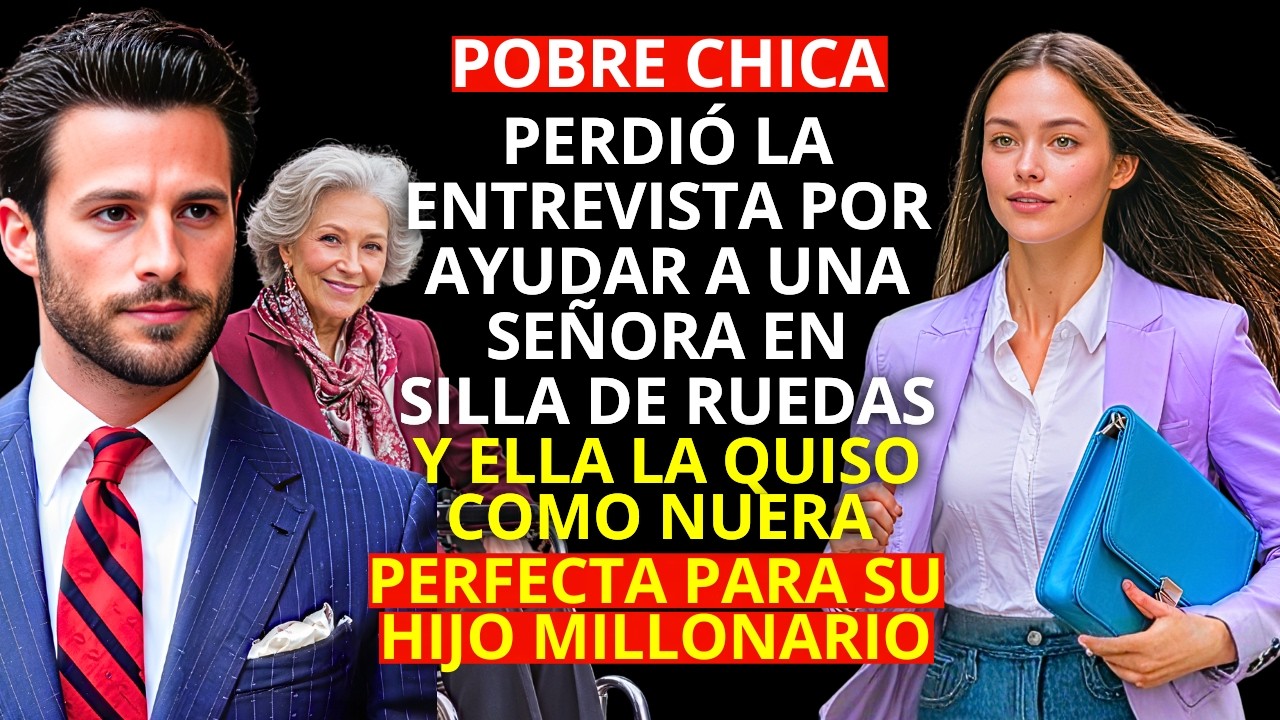 Pobre chica PERDIÓ la entrevista por AYUDAR una señora en silla de ruedas—y ella la QUISO como NUERA