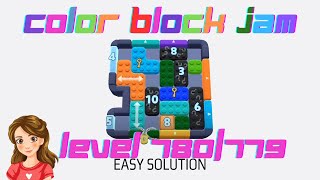 Color Block Jam Level 780 (779) Easy Game Solution Walkthrough