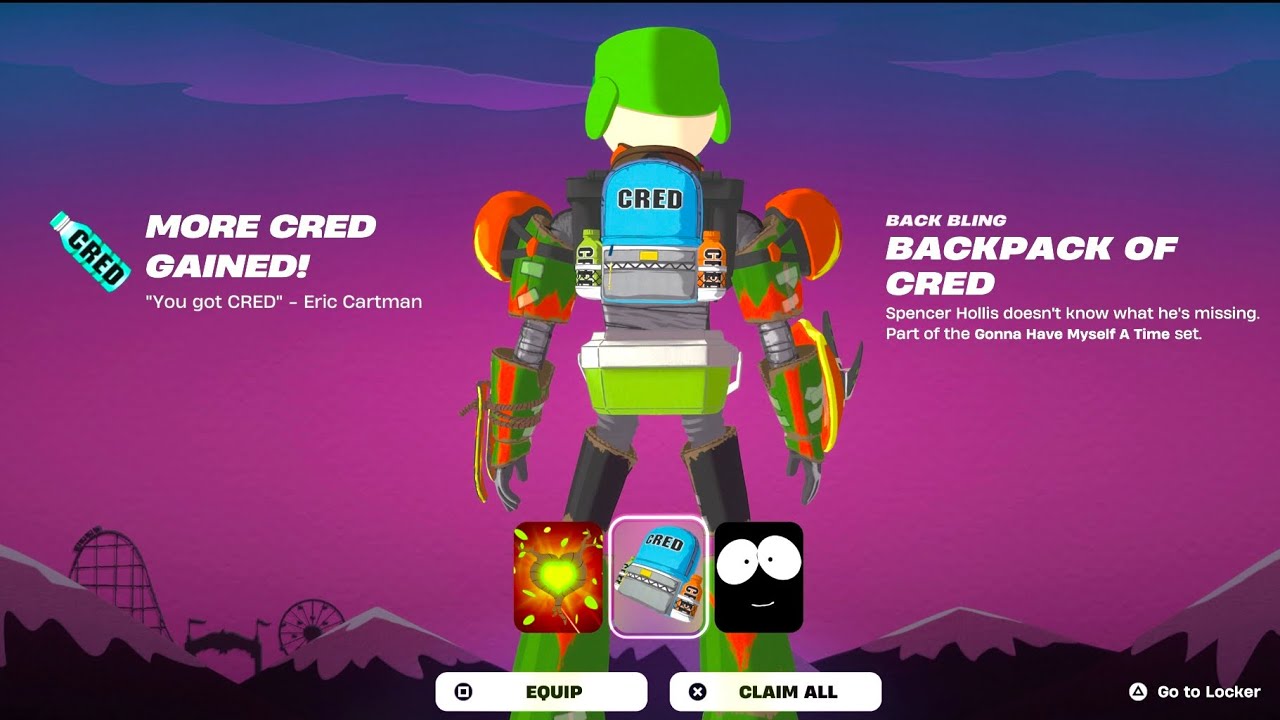 Fortnite  South Park Born In Chaos All Part 3 Quest's + 2 Free Reward's + Cred Backbling!