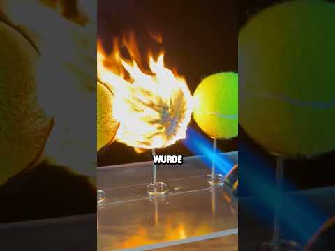 تحولت هذه الكرة إلى رماد في ثوان معدودة