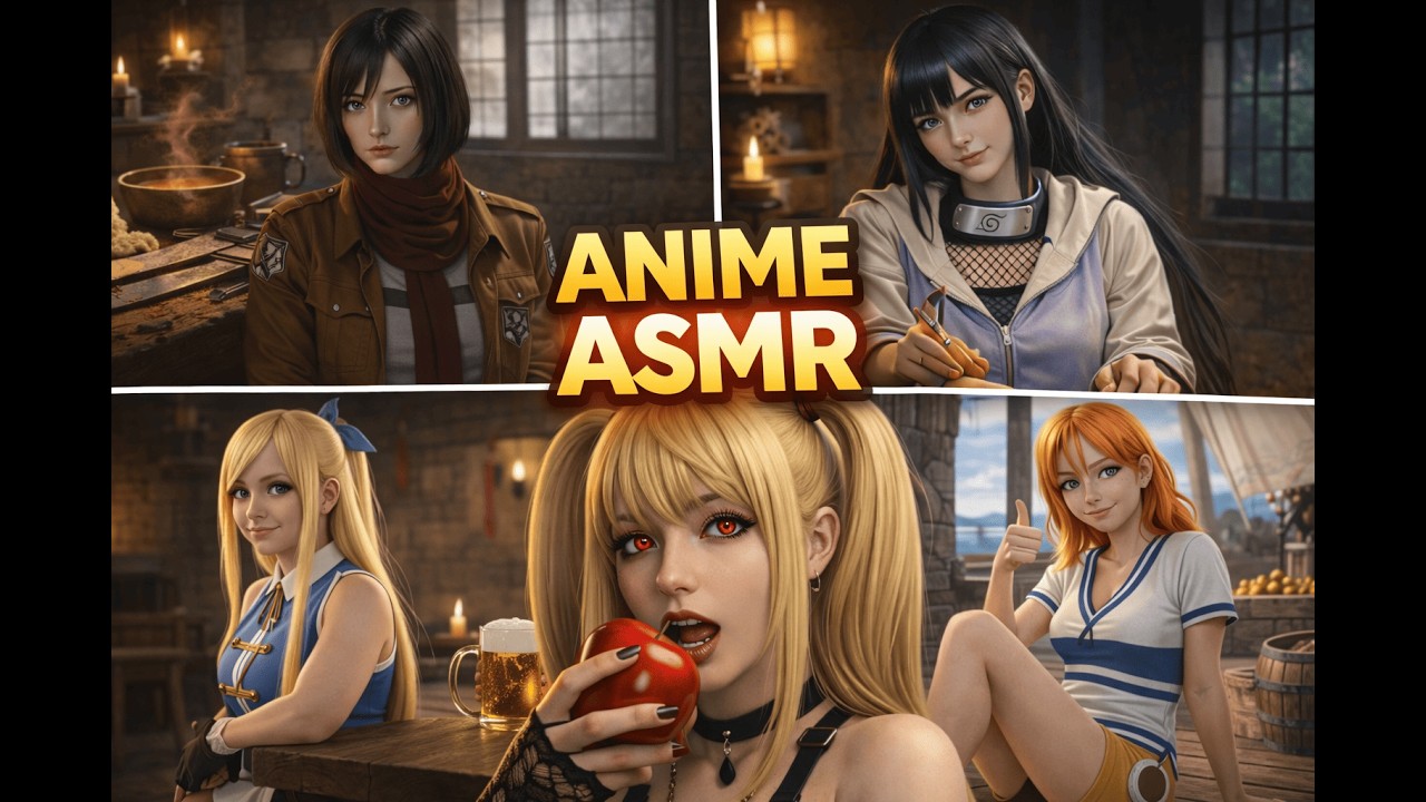 Ultimate Anime ASMR Compilation | Satisfying Sounds From Your Favorite Worlds