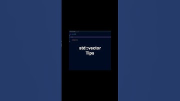 std::vector Tips
