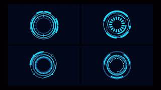 24 HUD Circles Pack | Motion Graphics Templates - Motion Array