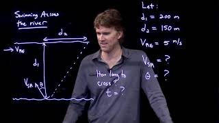 Swimming Across a River | Physics with Professor Matt Anderson | M4-17