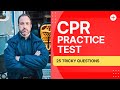 CPR Practice Test Mock Written Exam Review 25 Tricky Questions
