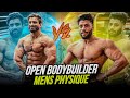 First workout with nitin chandila  open bodybuilder vs mens physique 4 weeks out  road to pro