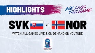 Highlights | Slovakia vs Norway | 2023 #IIHFWorlds