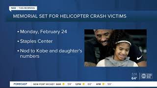 Report: Public memorial arrangements announced for Kobe Bryant, 8 others killed in helicopter crash