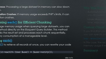 How to Optimize Eloquent Memory Usage When Querying Large Datasets in Laravel