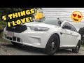 5 things I like about my Ford Police Interceptor Sedan!