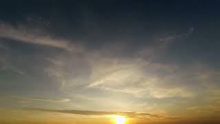 🌅🔭 Celestial Symphony: Captivating Sky and Sunset in Worm's Eye View 🌅🔭🎥✨