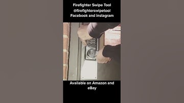 Firefighter Swipe Tool in action #firefighter #volunteerfirefighter #emslife #fdny #firefighters