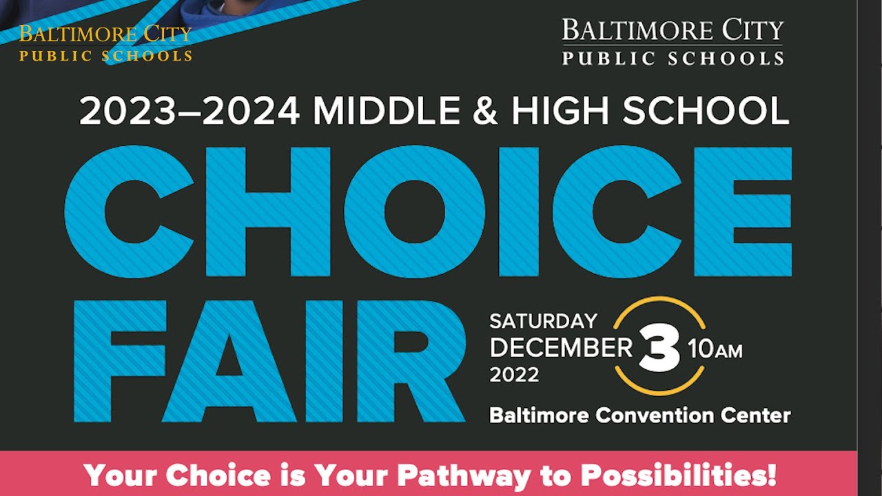 PSA for City Schools Choice Fair 2022 - YouTube