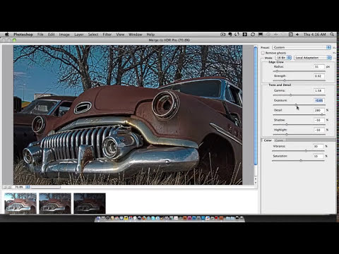 Photoshop Using Merge To HDR Pro