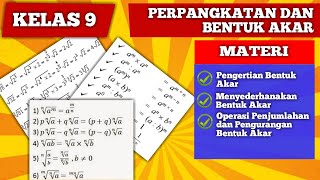 ... video kali ini membahas tentang materi kelas 9 - bentuk akar
pengertian akar, menyederhanakan b...