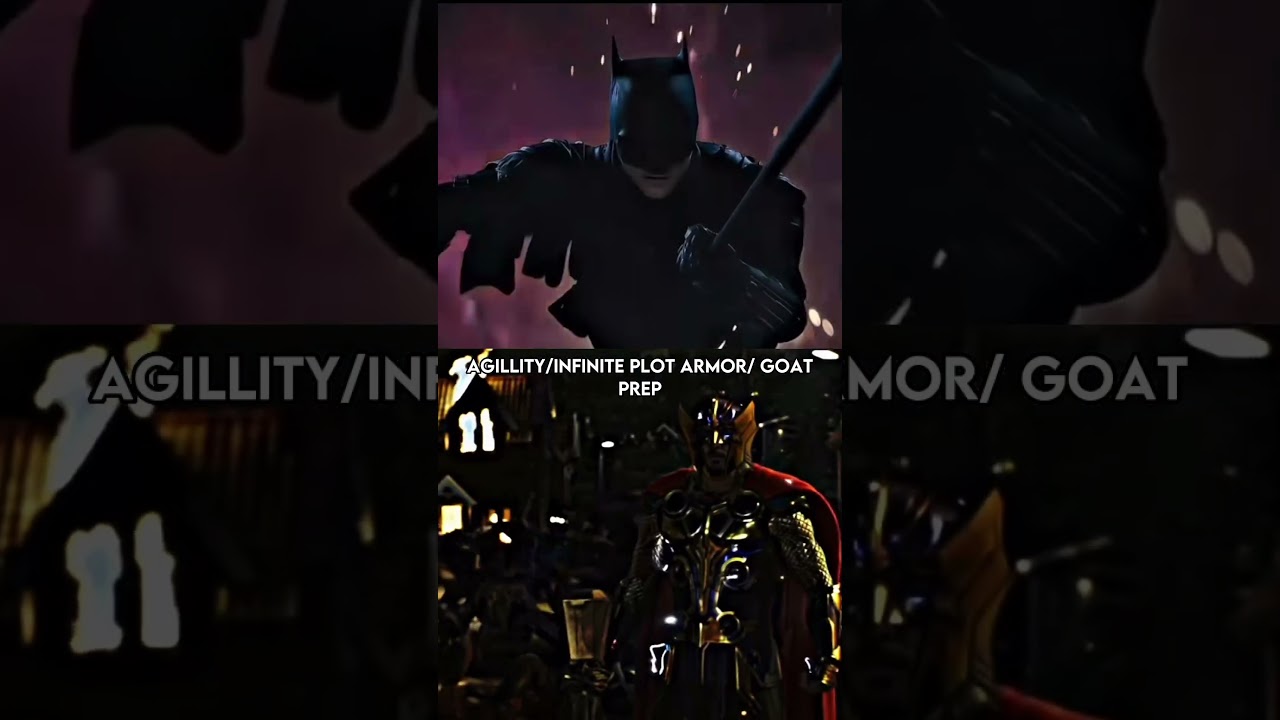 Prep time Batman vs Thor comics