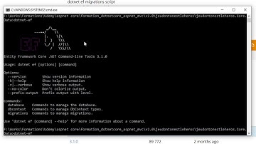 [HOWTO - dotnet core] - Installtion de dotnet ef et dotnet tools