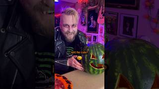 presenting... the watermelon jack-o-lantern 🍉🎃