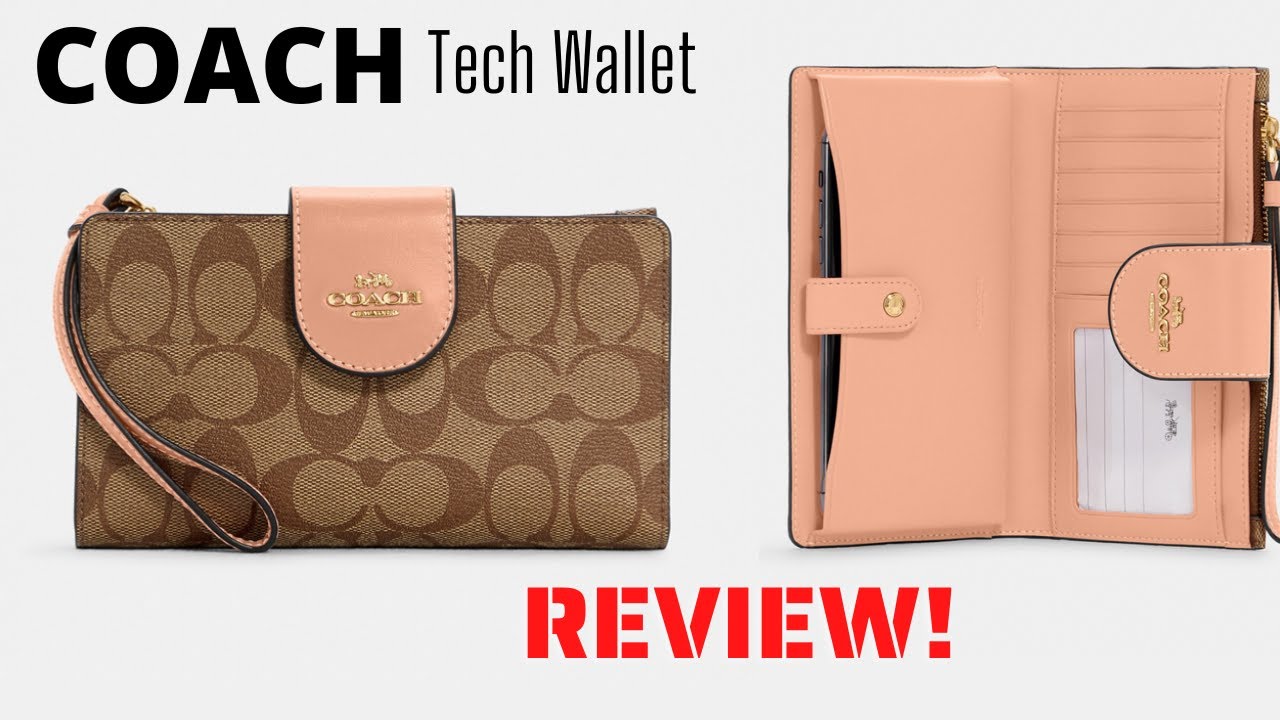 What's in Tech Phone Wallet from Coach ? 