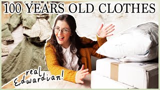 What did Edwardian Women ACTUALLY Wear? | Unboxing 100 Years Old Clothes