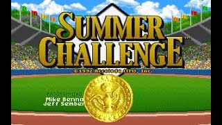 THE GAMES: Summer Challenge (PC/DOS) 1992, Accolade