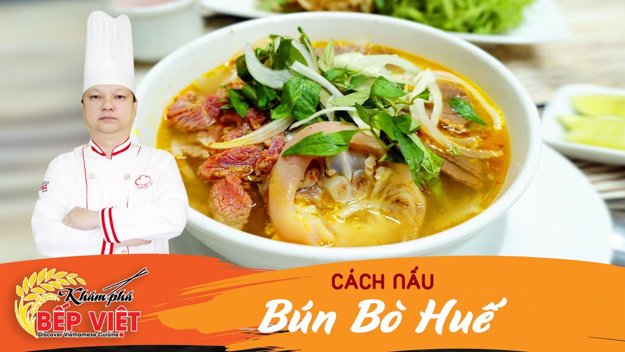 Hướng dẫn Cách nấu bún bò giò heo – Bí quyết Cách nấu Bún Bò Huế truyền thống rất ngon và đơn giản | How to cook Bun Bo Hue