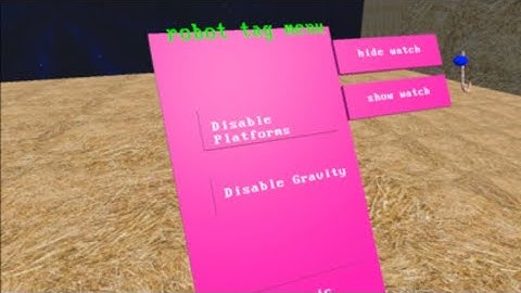 Robot tag mod menu showcase