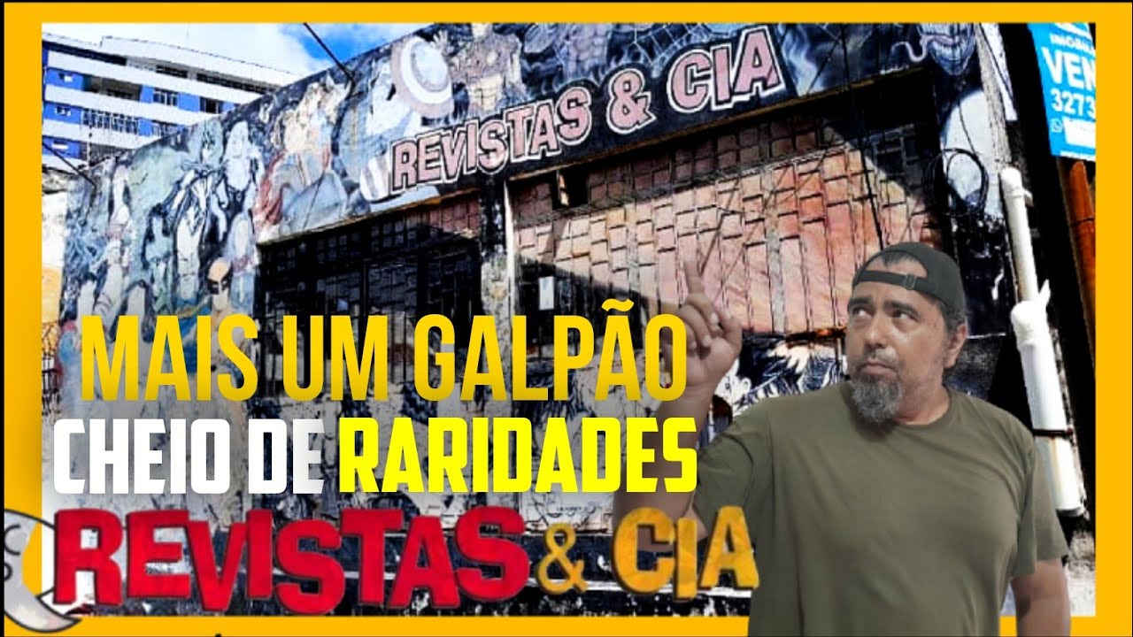 VISITANDO MAIS UM GALPÃO CHEIO DE RARIDADES DA REVISTA E CIA
