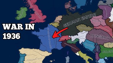 Germany attacks France in 1936 - HOI4 Kaiserreich Timelapse