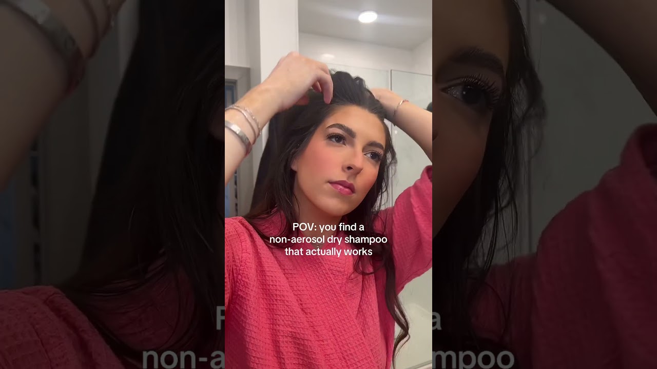 A non-aerosol dry shampoo that actually works!  