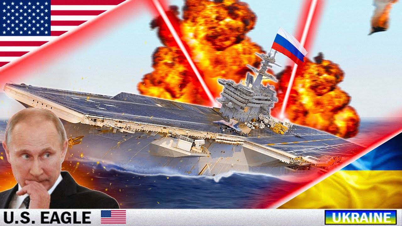 PUTIN SHOCK❗RUSSIAN NUCLEAR CARRIER sunk by UKRAINIAN SUPERSONIC missiles - Arma 3