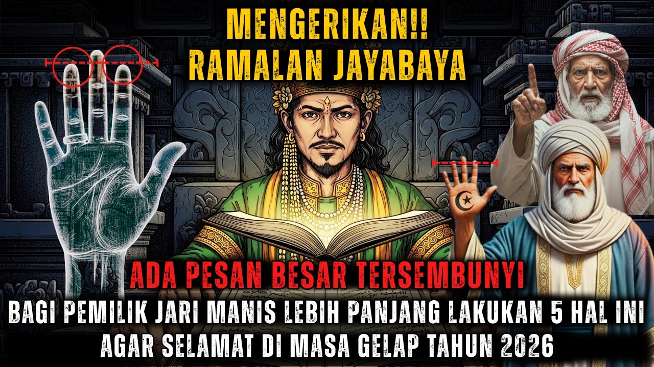 MERINDING‼️ RAMALAN JAYABAYA: UNGKAP MASA GELAP di Tahun 2026 Bagi Pemilik Jari Manis Lebih Panjang