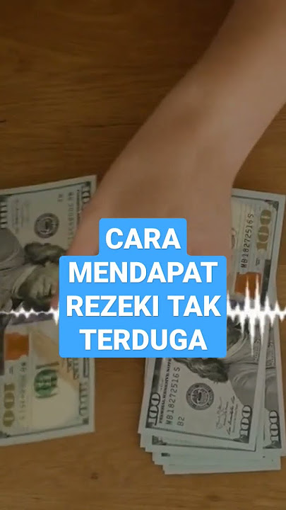 Cara mudah Mendapat Rezeki Tak Terduga - Ali Ma'ruf