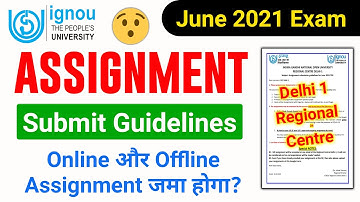 {Breaking News} Online & Offline Assignment Submission New Guidelines for Delhi 1 RC With New Update