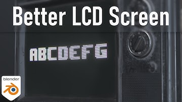 Better LCD Screen for Blender [+ Channel Updates] | English