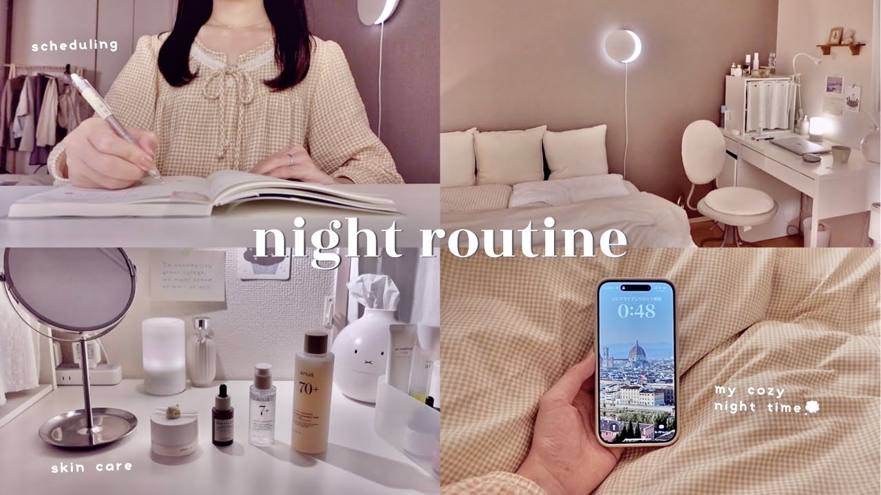 cozy autumn night routine 🌙🍂 | self-care, planning, dessert recipes
